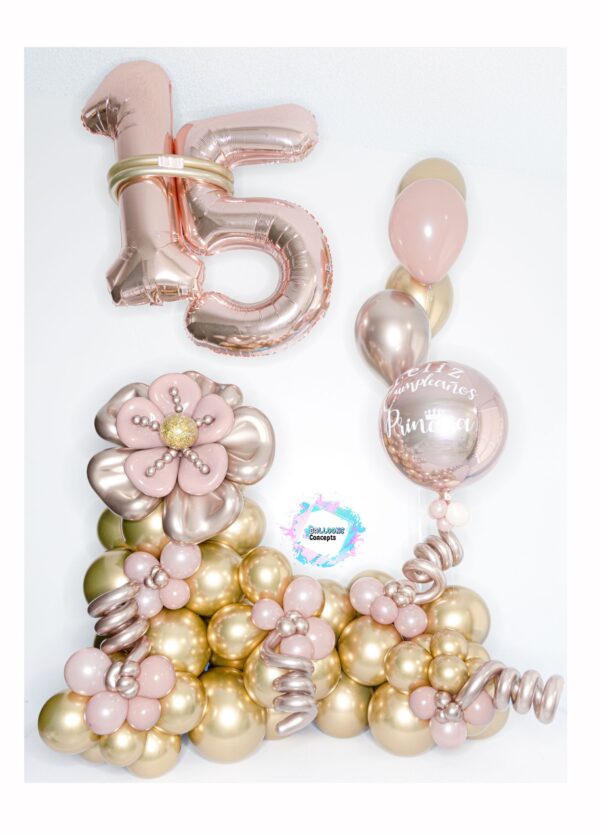 Organic Birthday Balloon Bouquet