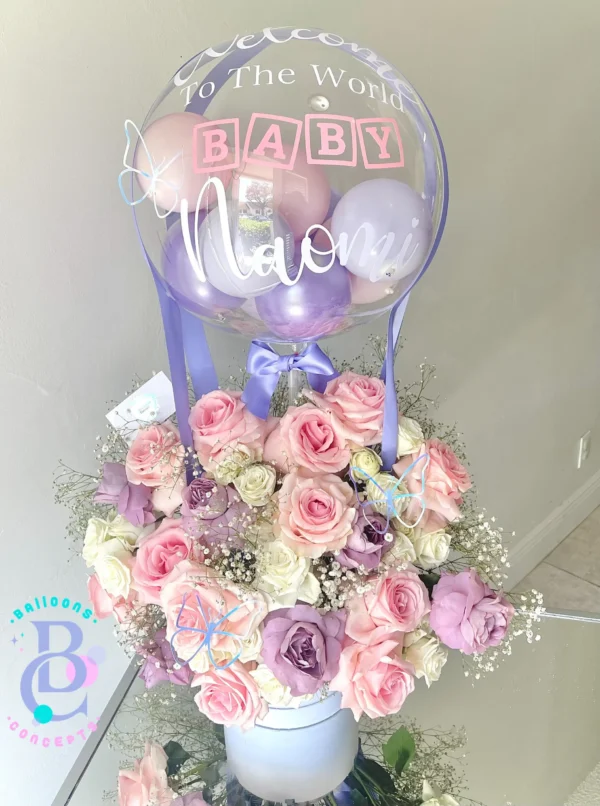 Hot Air Balloon Floral Arrangements