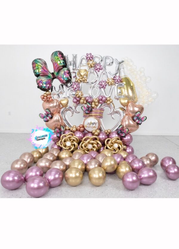 D'Luxe Birthday Balloon Bouquet