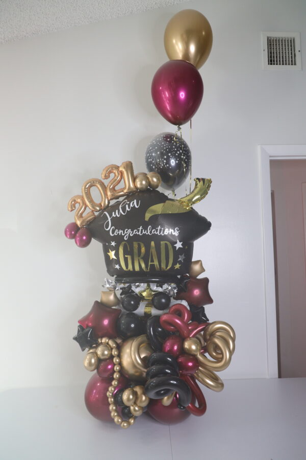 Mini Graduation Balloon Bouquet - Image 2