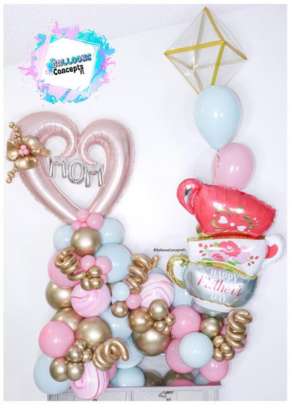 Tea-rific Mother’s Day Balloon Bouquet