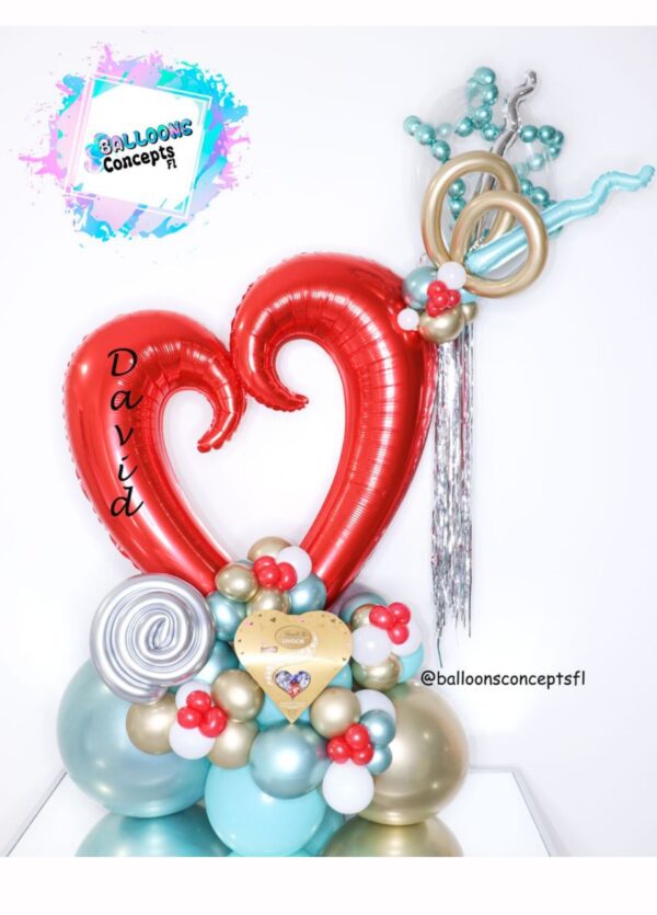 Cupid's Luxe Balloon Bouquet